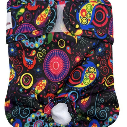 Loving Pets Small Washable Dog Nappies - Purple