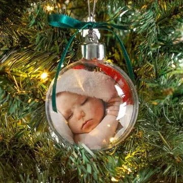 Novelty Your Picture - 80mm Acrylic Photo Ball Ornament
